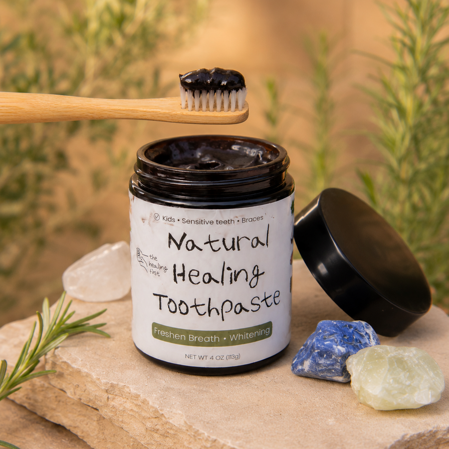 Natural Fluoride Free Toothpaste with Black Seed Oil & Coconut Oil, SLS Free