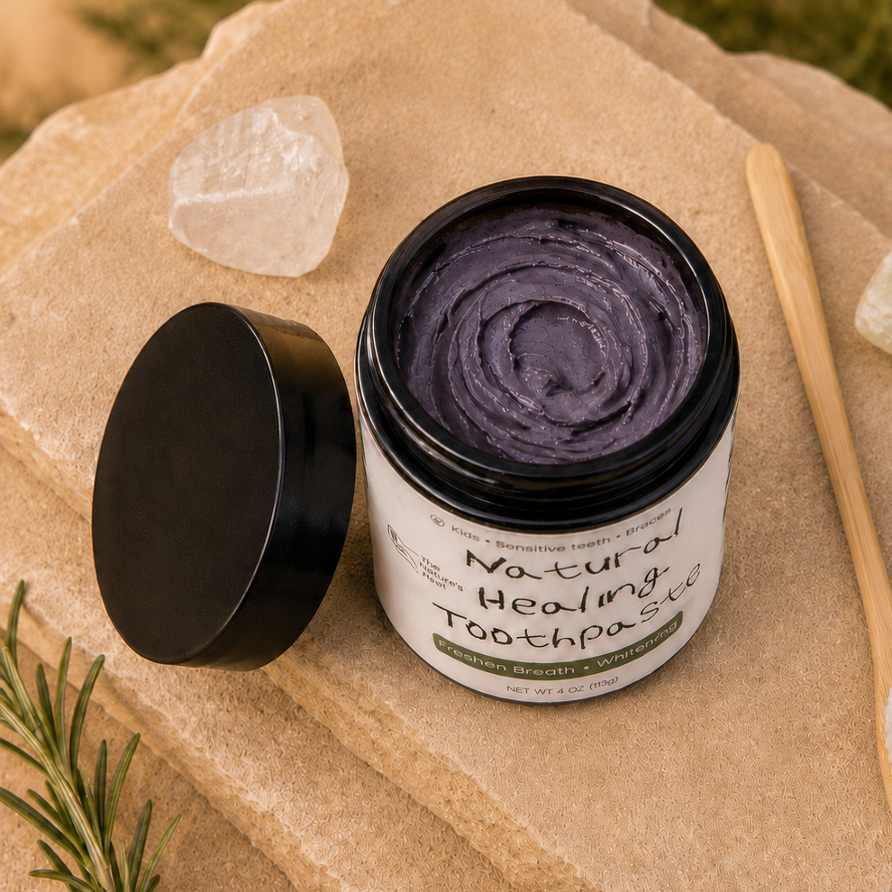 Natural Fluoride Free Toothpaste with Black Seed Oil & Coconut Oil, SLS Free